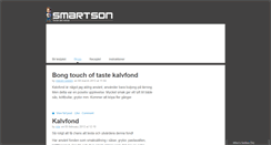 Desktop Screenshot of bongtouchoftaste.smartson.se